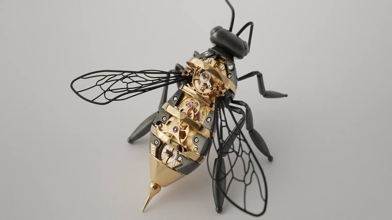 " L'Abeille Mécanique " - the mechanical bee - Print