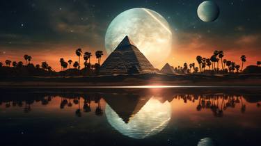 Egyptian Pyramids Fantasy View thumb