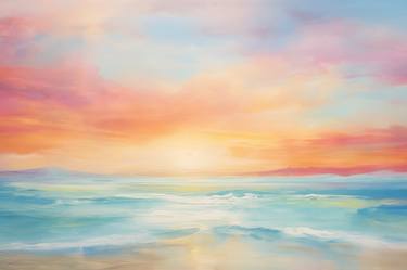 Golden Serenity | A Sunrise Over the Ocean thumb