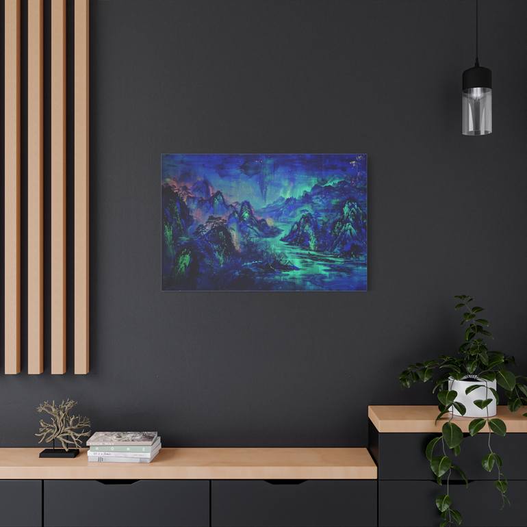 Original Color Field Painting Fantasy Digital by Cute Anime Arts