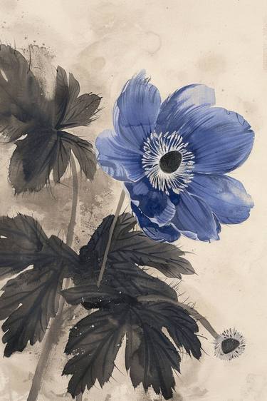 Blue Flower Drawing | Beauty of Nature thumb