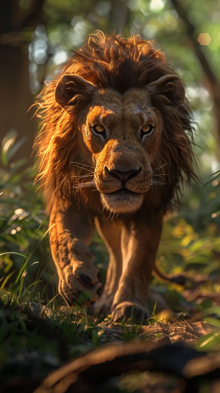 African Lion Photography with Nature Photography by Cute Anime 