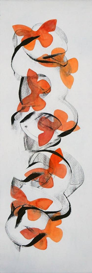 Original Abstract Animal Mixed Media by Tori  Lane-Williams