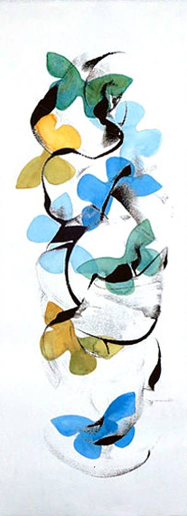 Original Abstract Expressionism Abstract Mixed Media by Tori  Lane-Williams
