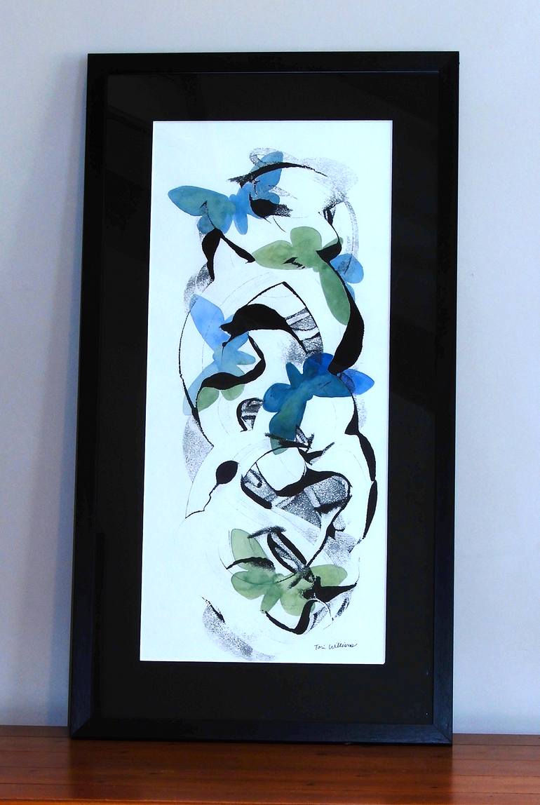 Original Abstract Expressionism Abstract Mixed Media by Tori  Lane-Williams
