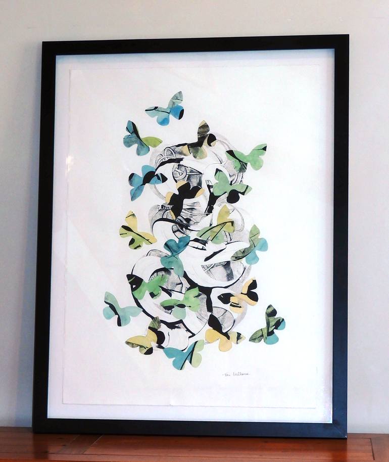 Original Abstract Expressionism Abstract Printmaking by Tori  Lane-Williams