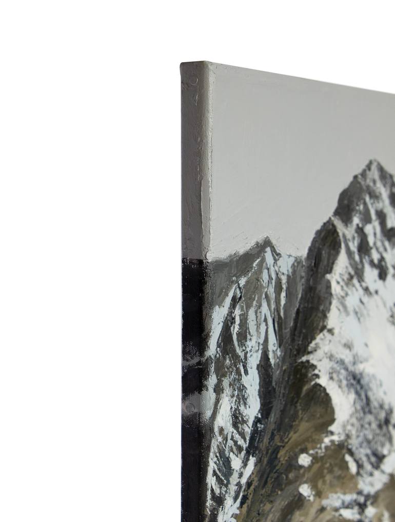 Original Impressionism Mountain Painting by Darya Babkevich