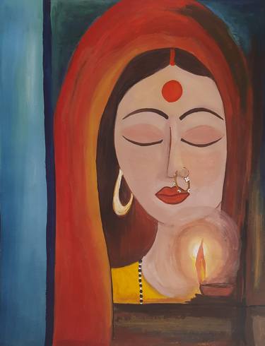 Original Women Paintings by Charul Gandotra