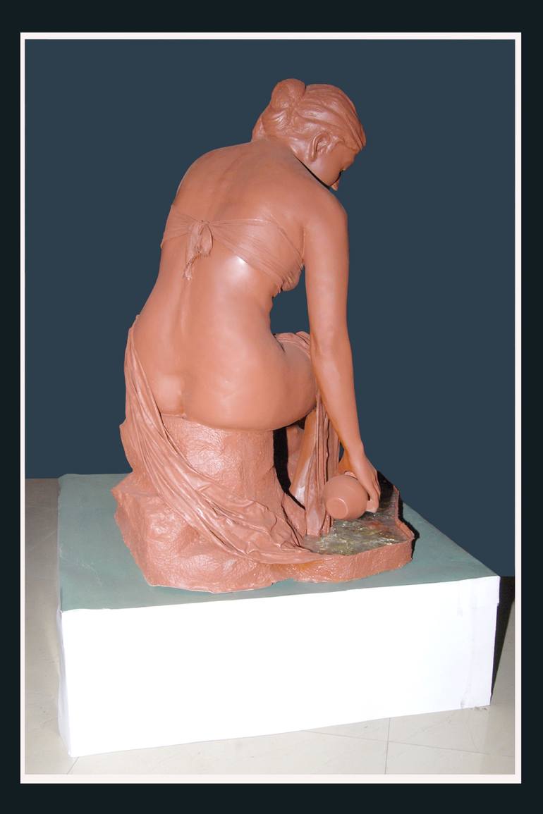 Original Figurative People Sculpture by Supriya Shinde