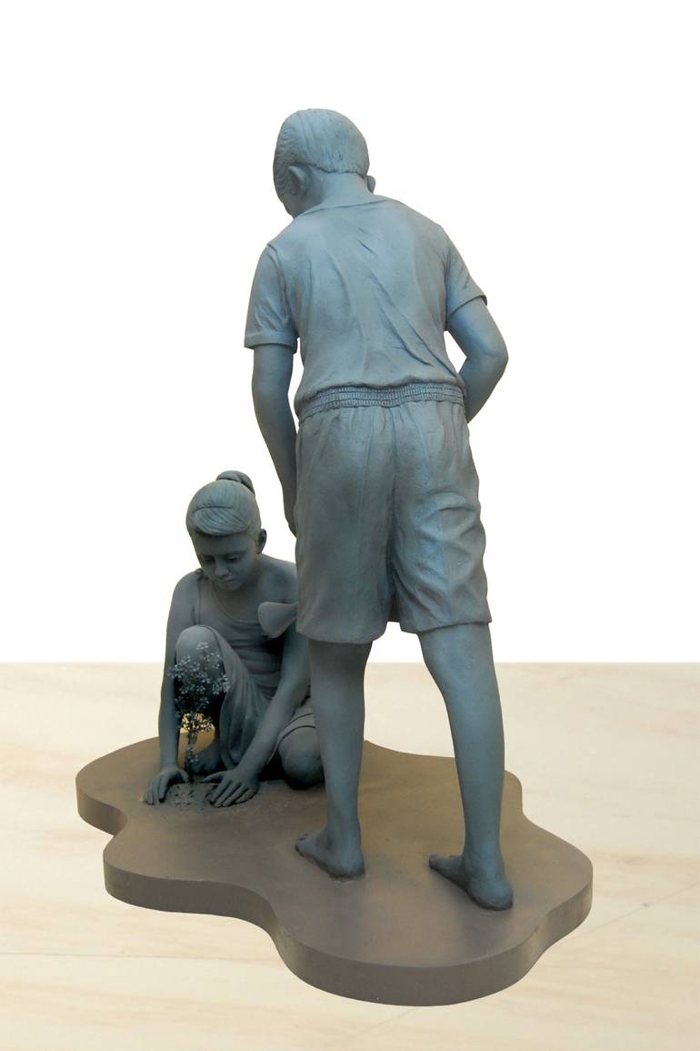 Original Figurative Children Sculpture by Supriya Shinde