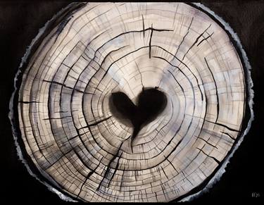 Resurrection of Love: Tree Ring Heart thumb
