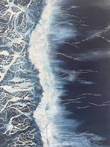 Print of Abstract Seascape Paintings by Irina Kurganskaya