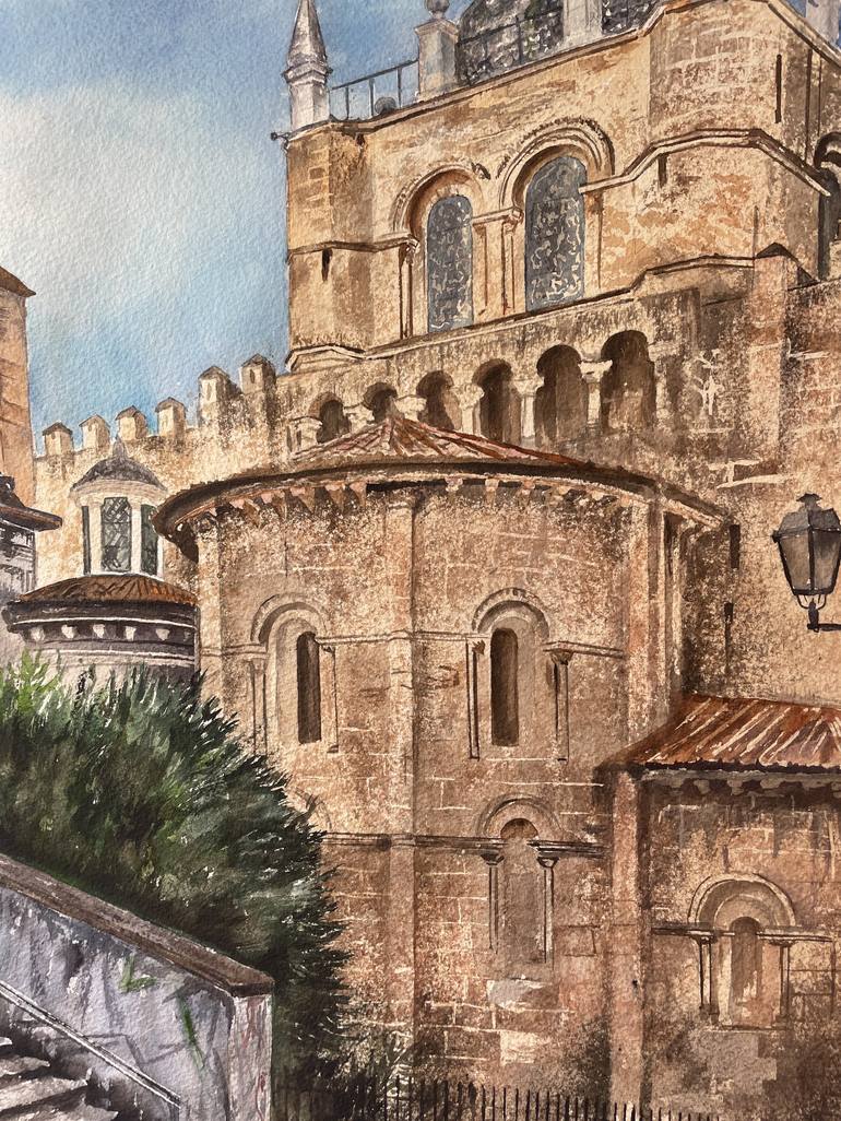 Original Architecture Painting by Irina Kurganskaya