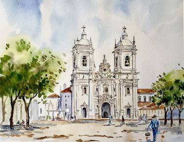 Original Abstract Expressionism Architecture Paintings by Irina Kurganskaya