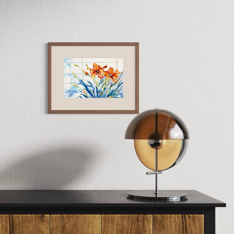 Original Conceptual Botanic Painting by Irina Kurganskaya