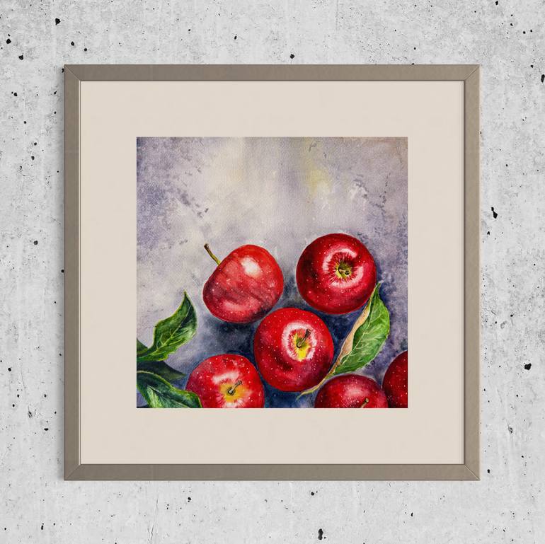 Original Art Deco Food & Drink Painting by Irina Kurganskaya