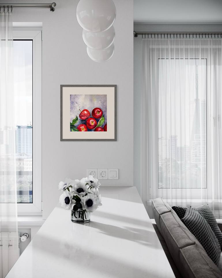 Original Art Deco Food & Drink Painting by Irina Kurganskaya