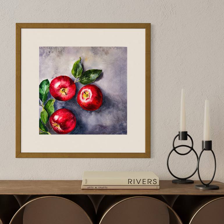 Original Art Deco Food & Drink Painting by Irina Kurganskaya