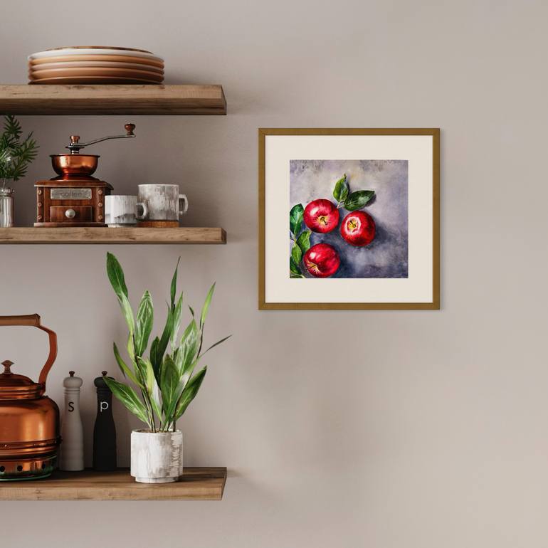 Original Art Deco Food & Drink Painting by Irina Kurganskaya