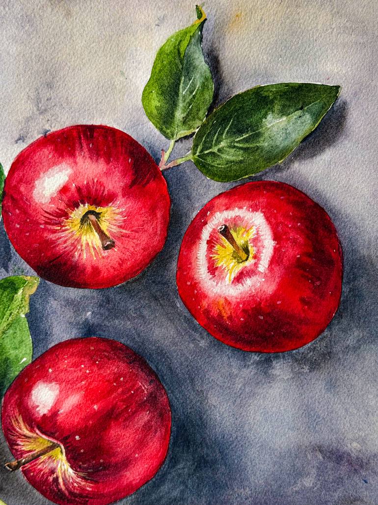 Original Art Deco Food & Drink Painting by Irina Kurganskaya