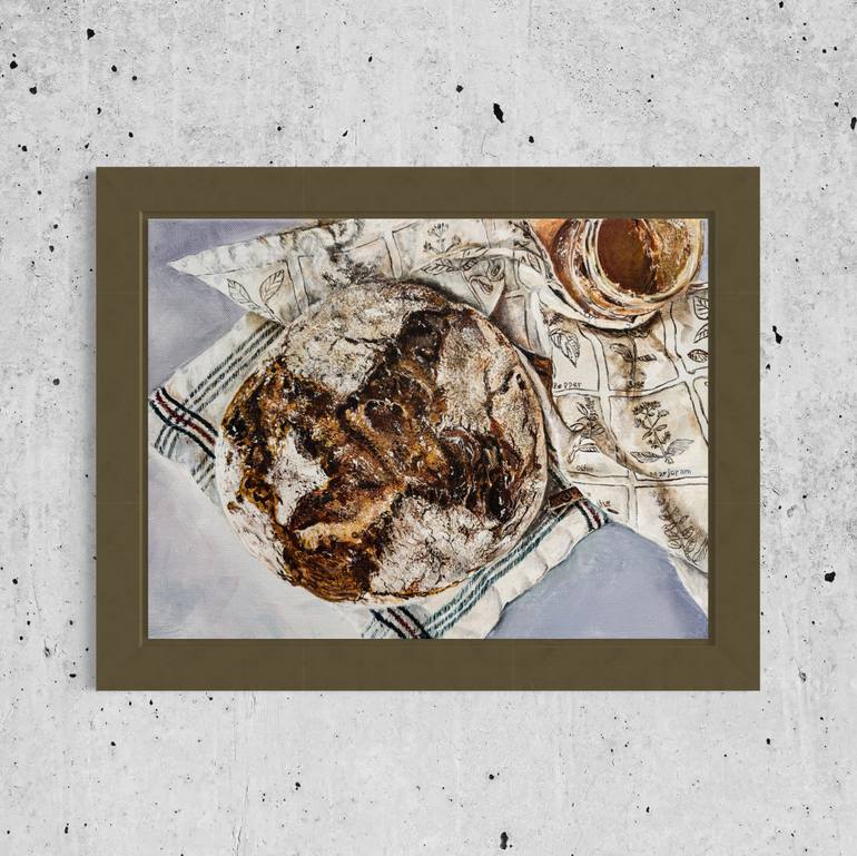 Original Conceptual Food & Drink Painting by Irina Kurganskaya
