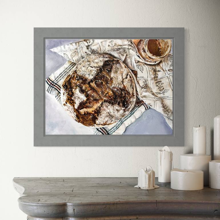 Original Conceptual Food & Drink Painting by Irina Kurganskaya