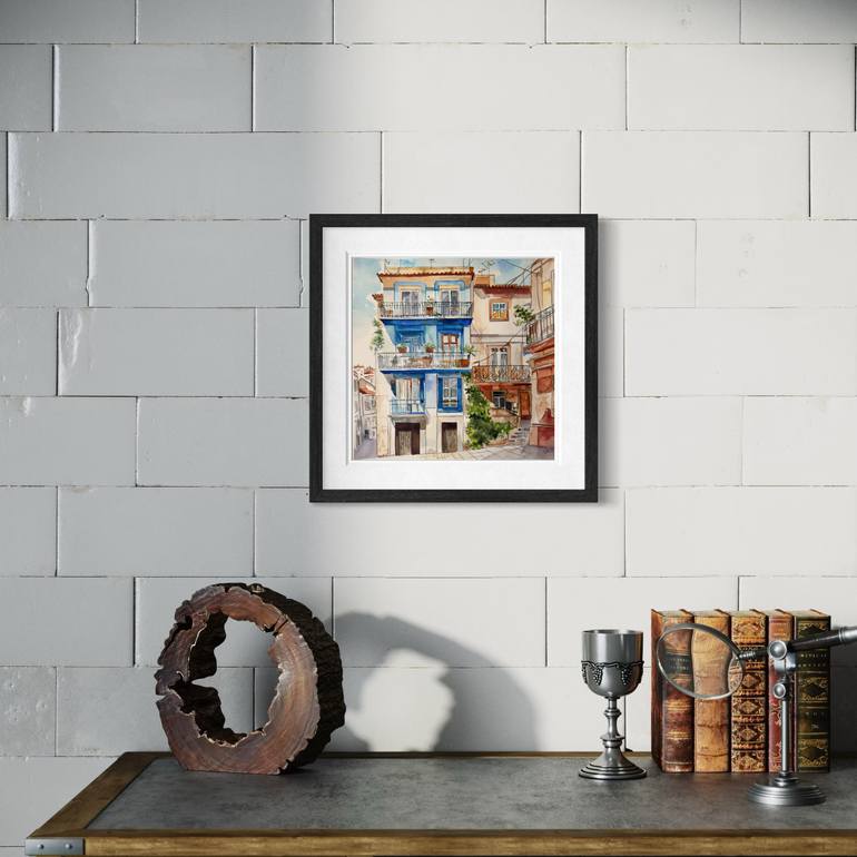 Original Classicism Architecture Painting by Irina Kurganskaya