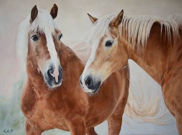 Original Realism Horse Paintings by Katerina Ponomareva