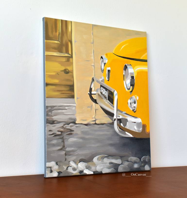 Original Contemporary Car Painting by Ana OnCanvas