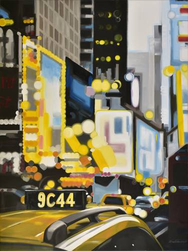 Original Art Deco Cities Paintings by Ana OnCanvas