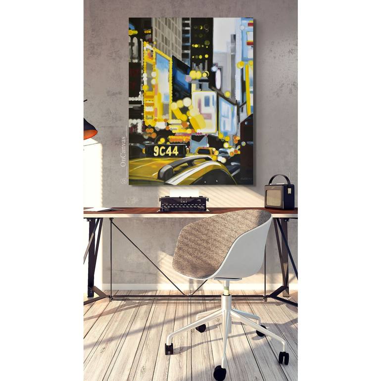 Original Contemporary Cities Painting by Ana OnCanvas