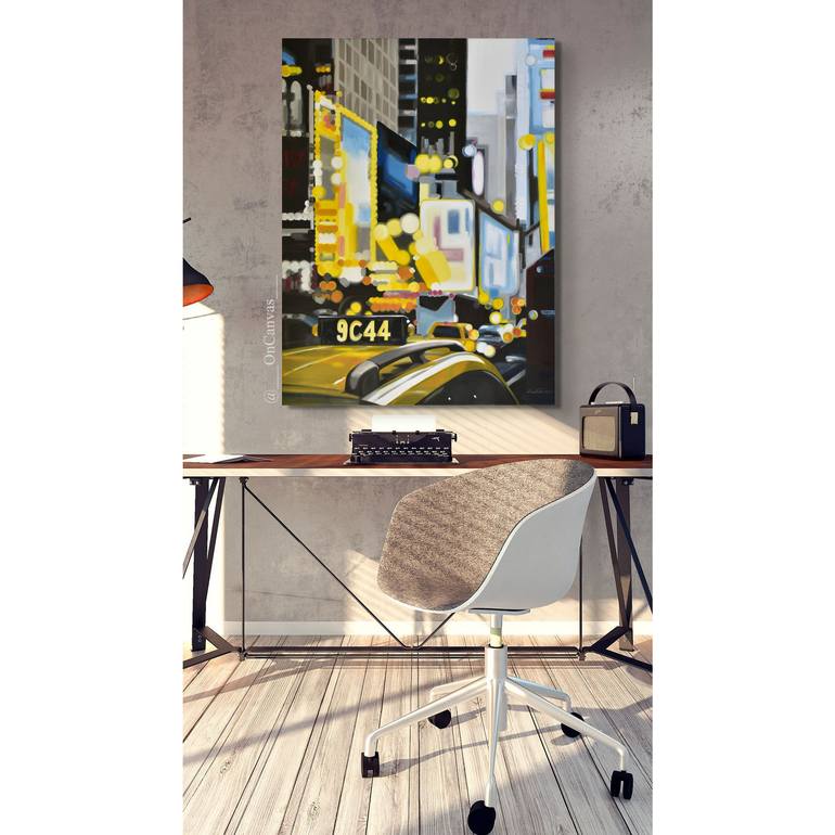 Original Contemporary Cities Painting by Ana Oncanvas