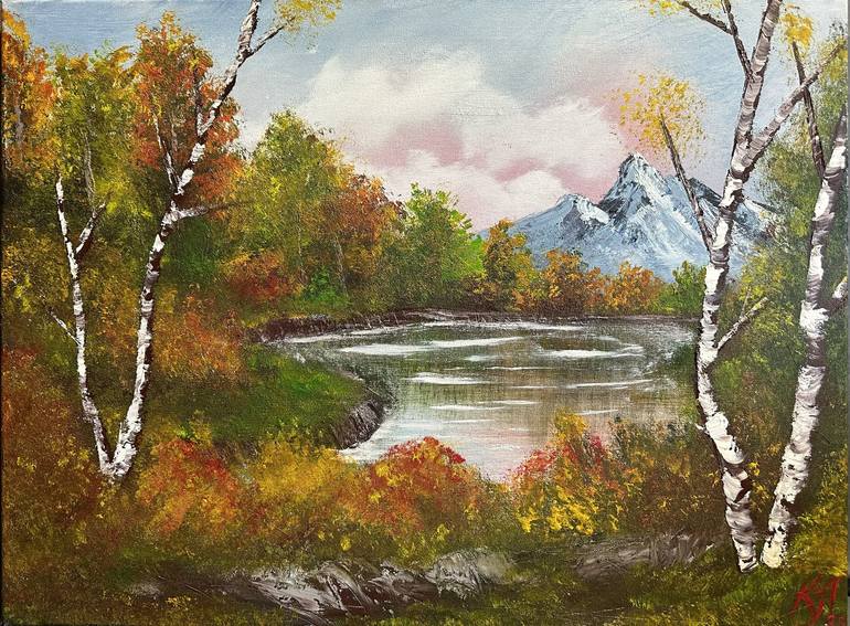 bob ross painting