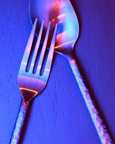 spoon and fork with colors thumb