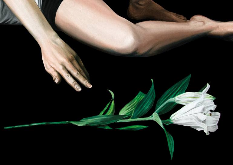 Original Figurative Body Painting by Nicolas Maureau