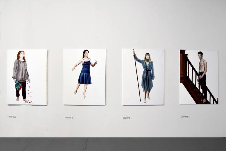 Original Figurative Women Painting by Nicolas Maureau