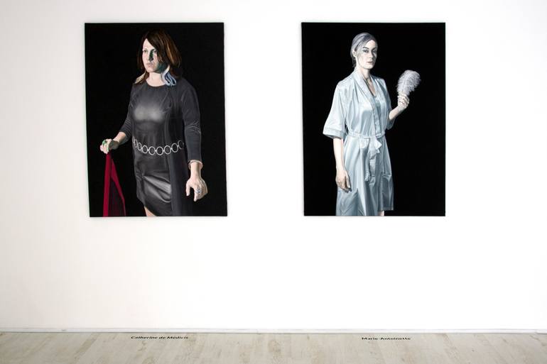 Original Figurative Women Painting by Nicolas Maureau