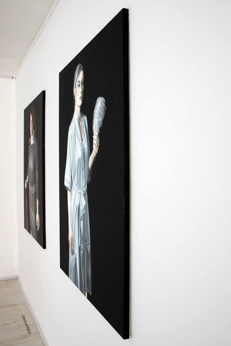 Original Figurative Women Painting by Nicolas Maureau