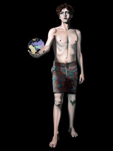 Original Figurative Body Paintings by Nicolas Maureau