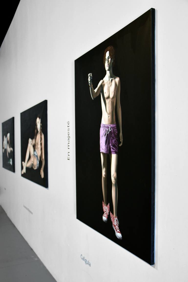 Original Figurative Body Painting by Nicolas Maureau