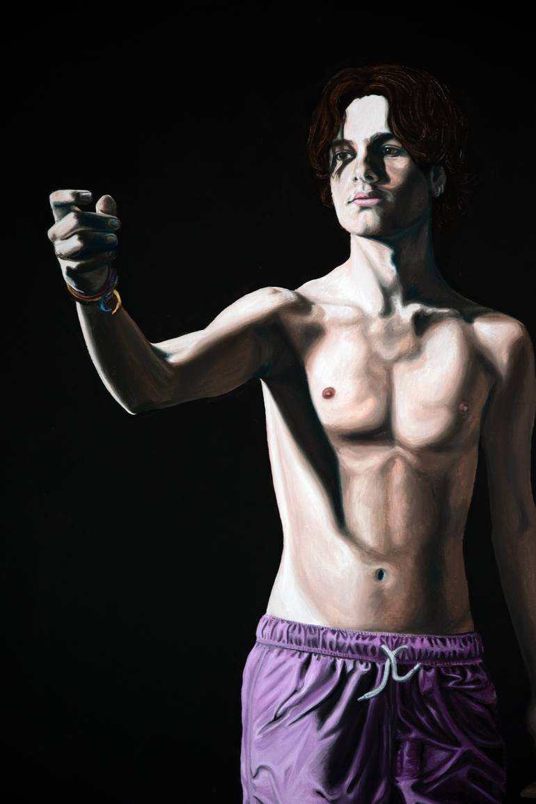 Original Figurative Body Painting by Nicolas Maureau