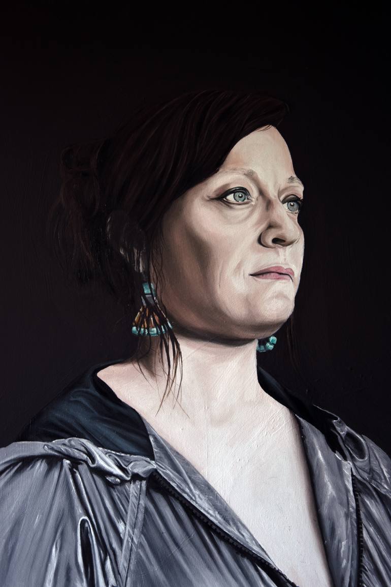 Original Figurative Women Painting by Nicolas Maureau