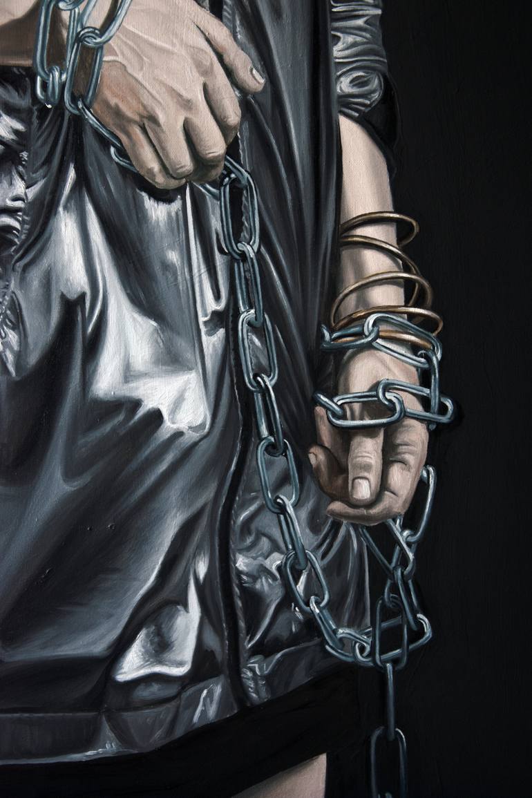 Original Figurative Women Painting by Nicolas Maureau