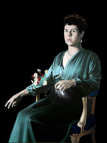 Original Figurative Women Painting by Nicolas Maureau