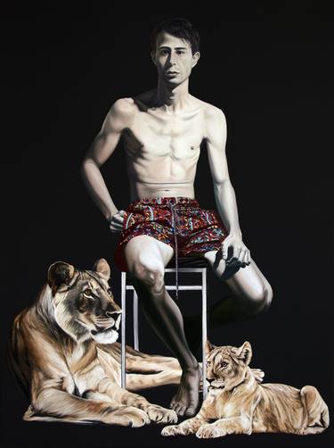 Original Figurative Body Painting by Nicolas Maureau