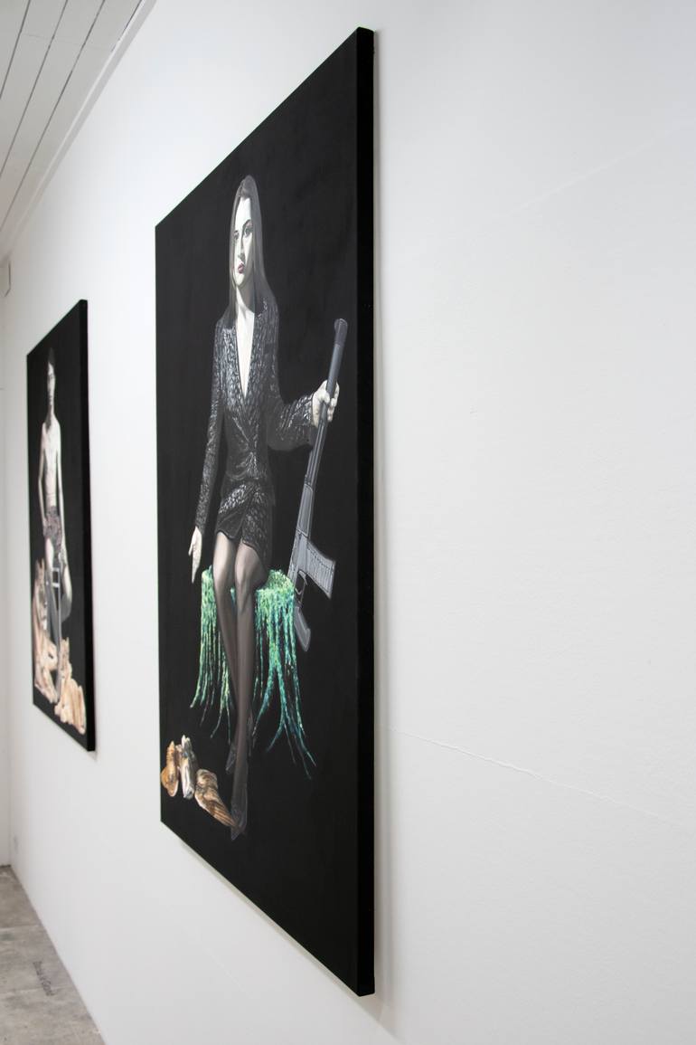 Original Figurative Women Painting by Nicolas Maureau