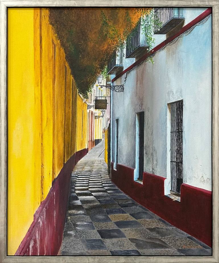 Original Contemporary Cities Painting by Rocío Casado