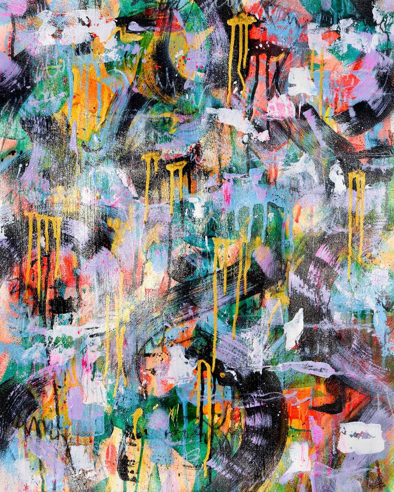 Dynamic Momentum N1 Painting by Cecilia Valente | Saatchi Art