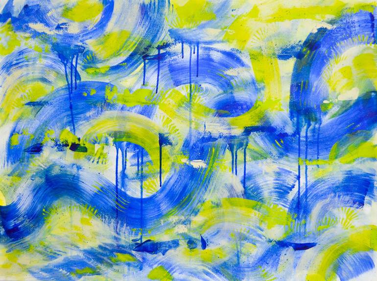 Original Abstract Painting by Cecilia Valente