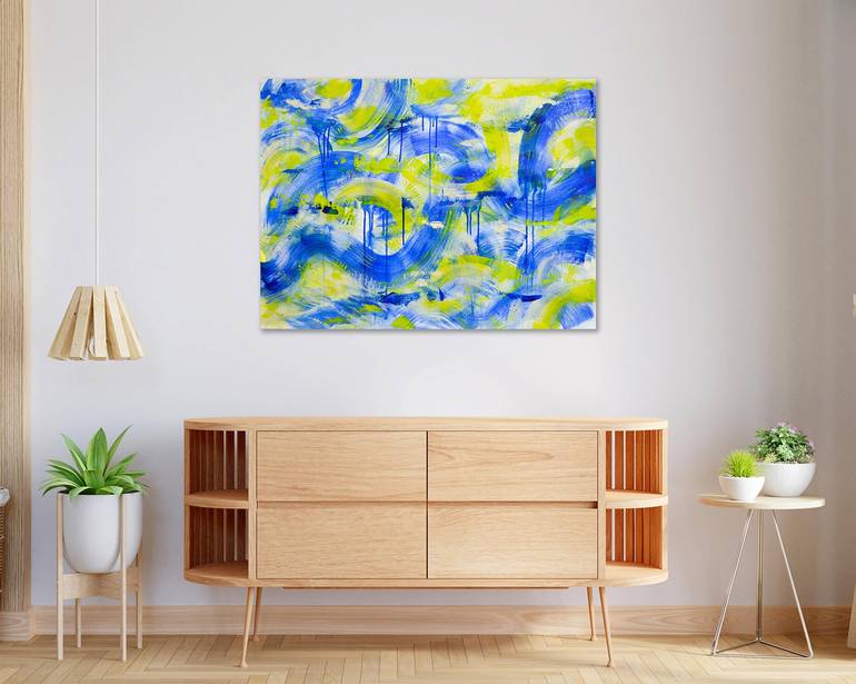 Original Abstract Painting by Cecilia Valente